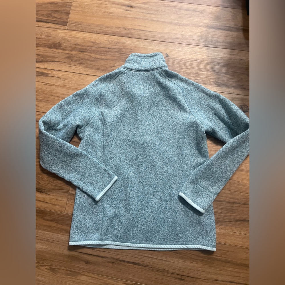Patagonia Blue Quarter-Zip Fleece Pullover - Picture 4 of 4